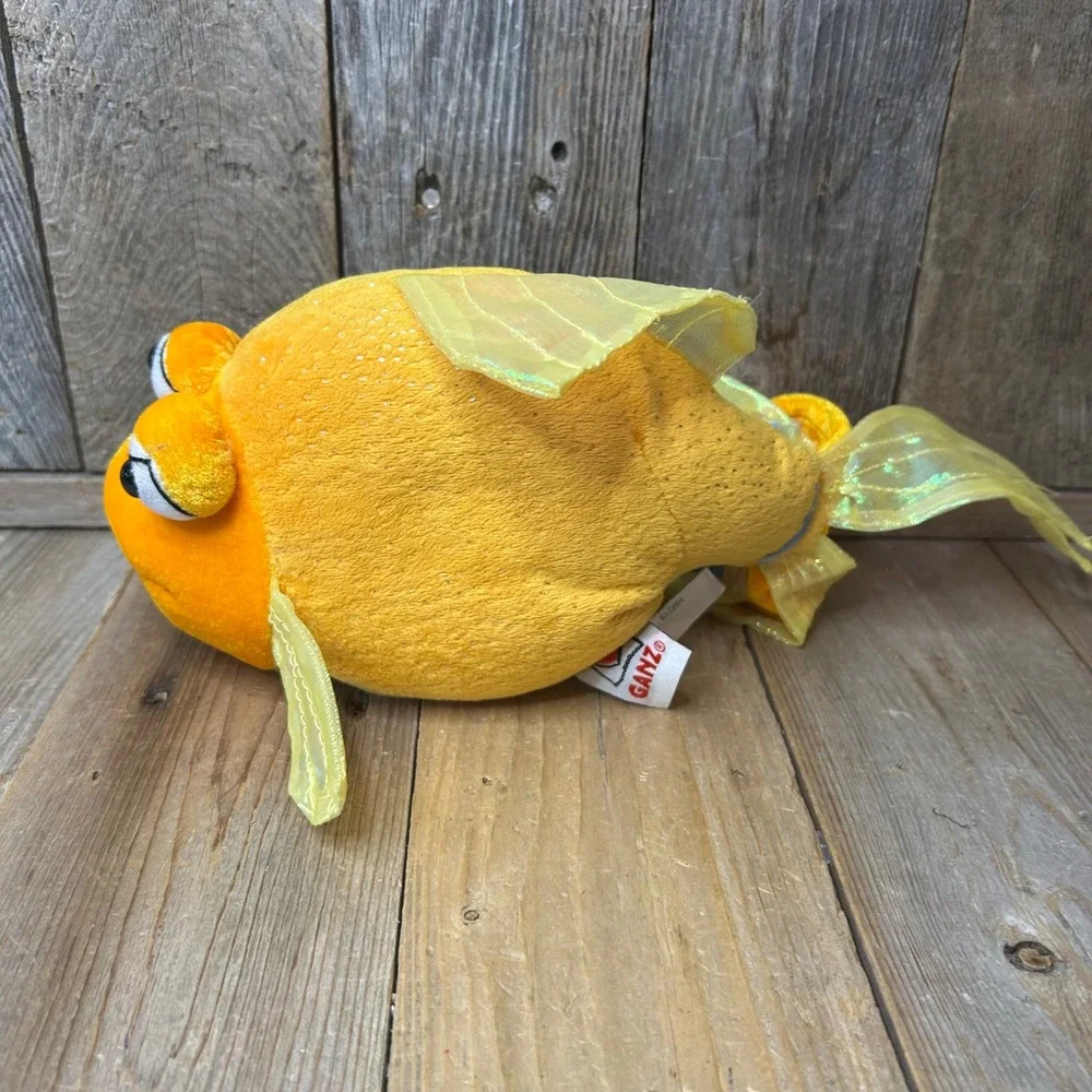 Ganz Webkinz Fantail Goldfish Plush HM218 Yellow Orange Sealed Code New with Tag